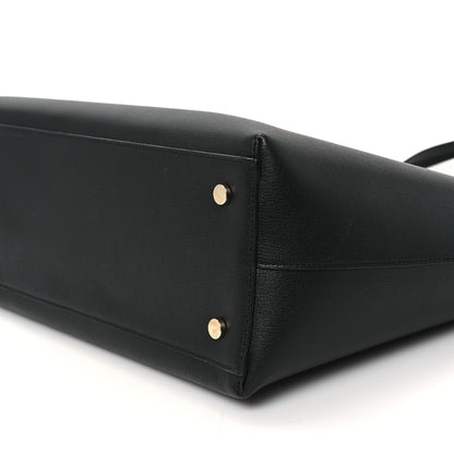 Jimmy Choo Grainy Calfskin Nine2Five East West Tote  Black 10 of 11
