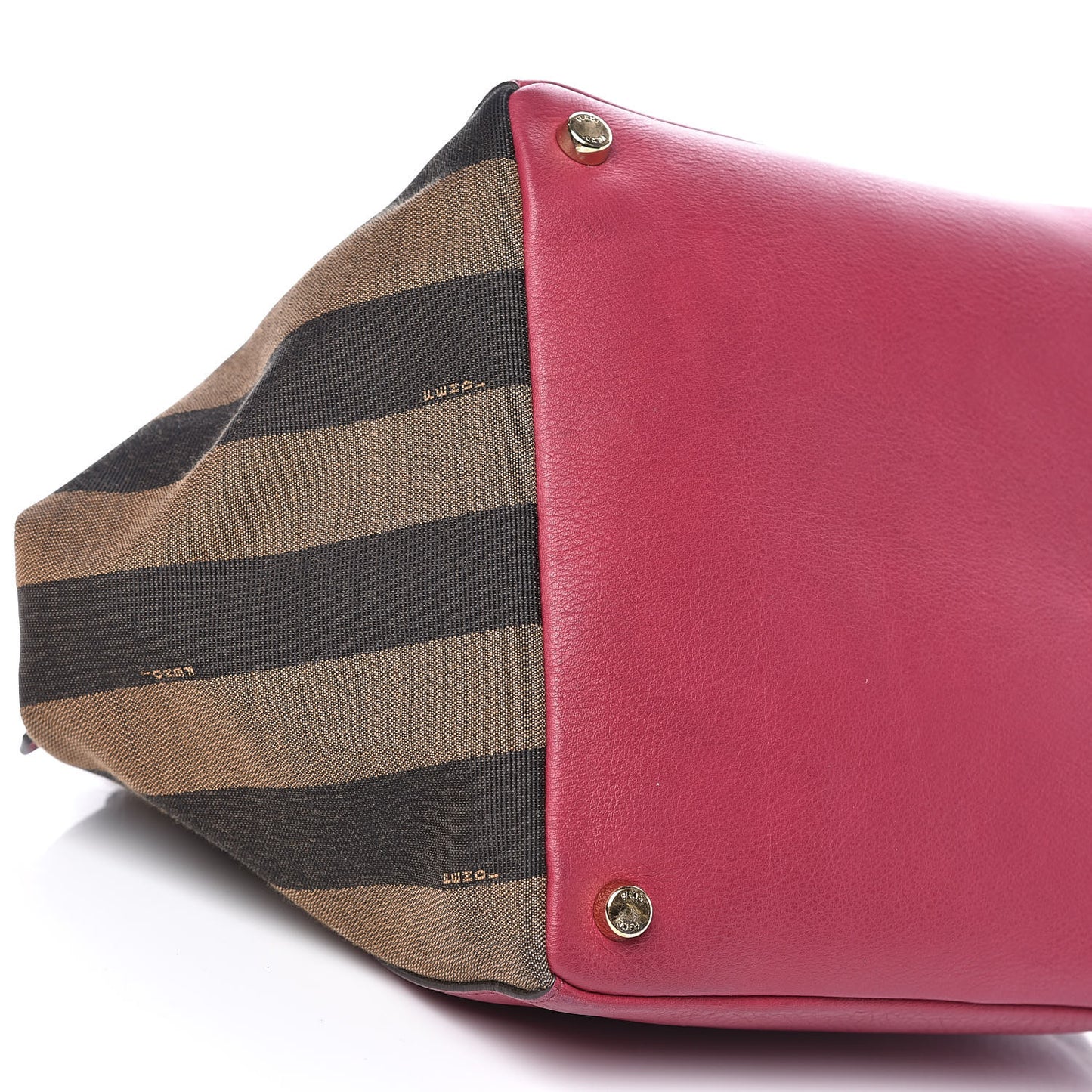 Pequin Vitello Magnetic Top Satchel Tobacco Amarena