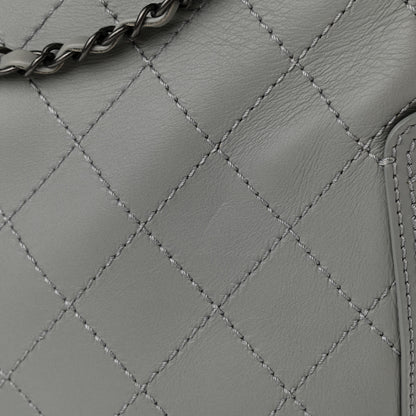 Chanel Grained Calfskin Small CC Pocket Tote Grey 11 of 11