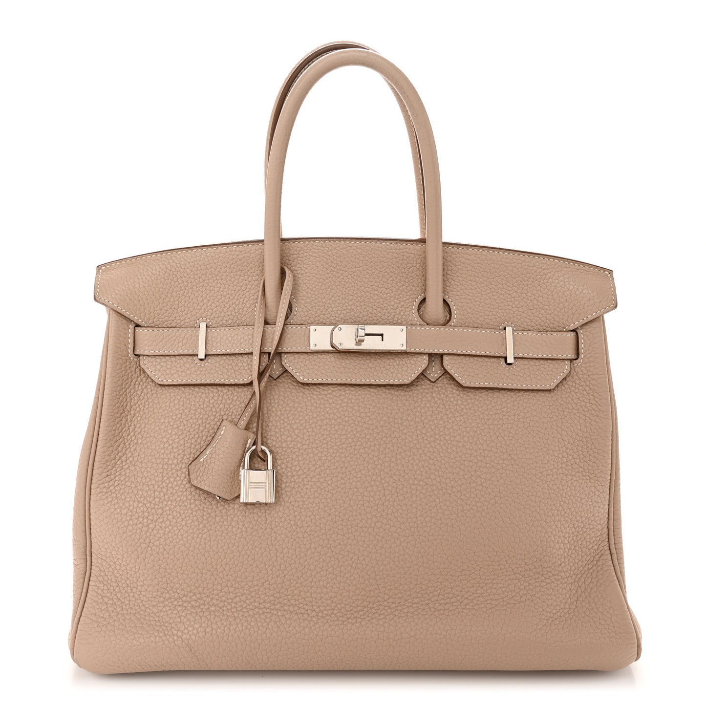 Taurillon Clemence Birkin 35 Gris Tourterelle