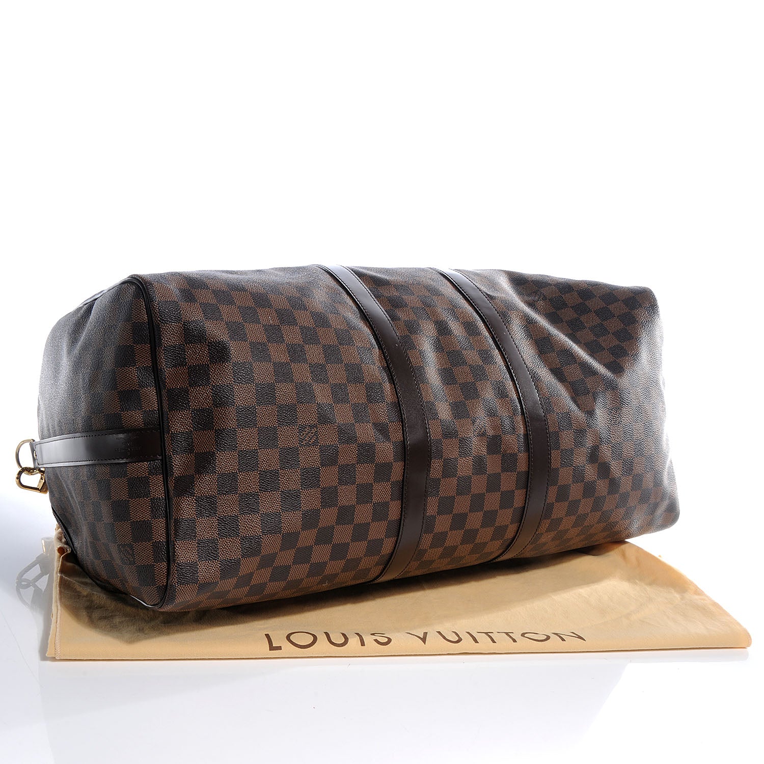 Louis Vuitton Damier Ebene Keepall BandouliÃ¨re 55 5 of 7