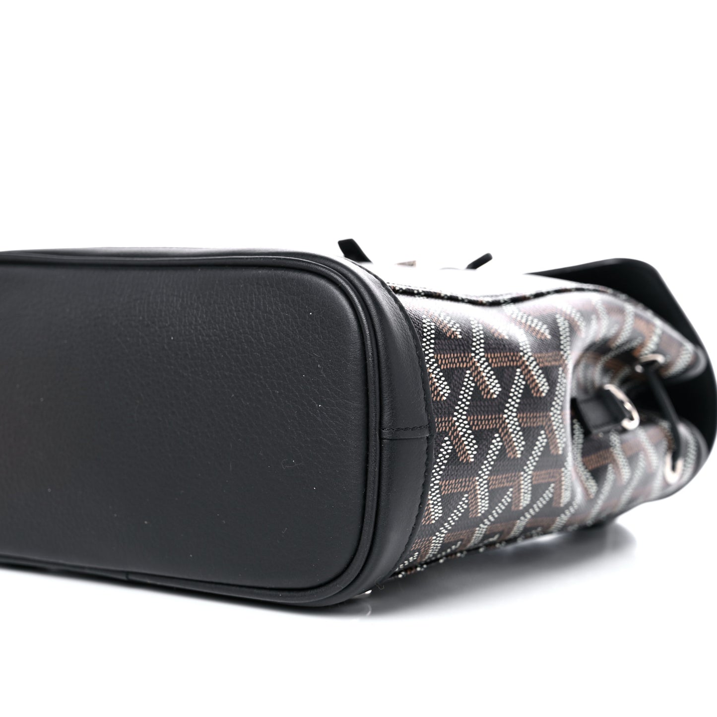 Goyardine Calfskin Mini Alpin Backpack Black