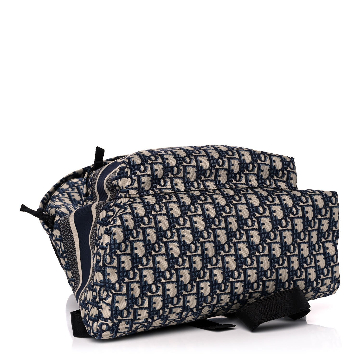 Christian Dior Oblique Diortravel Backpack Blue 3 of 9