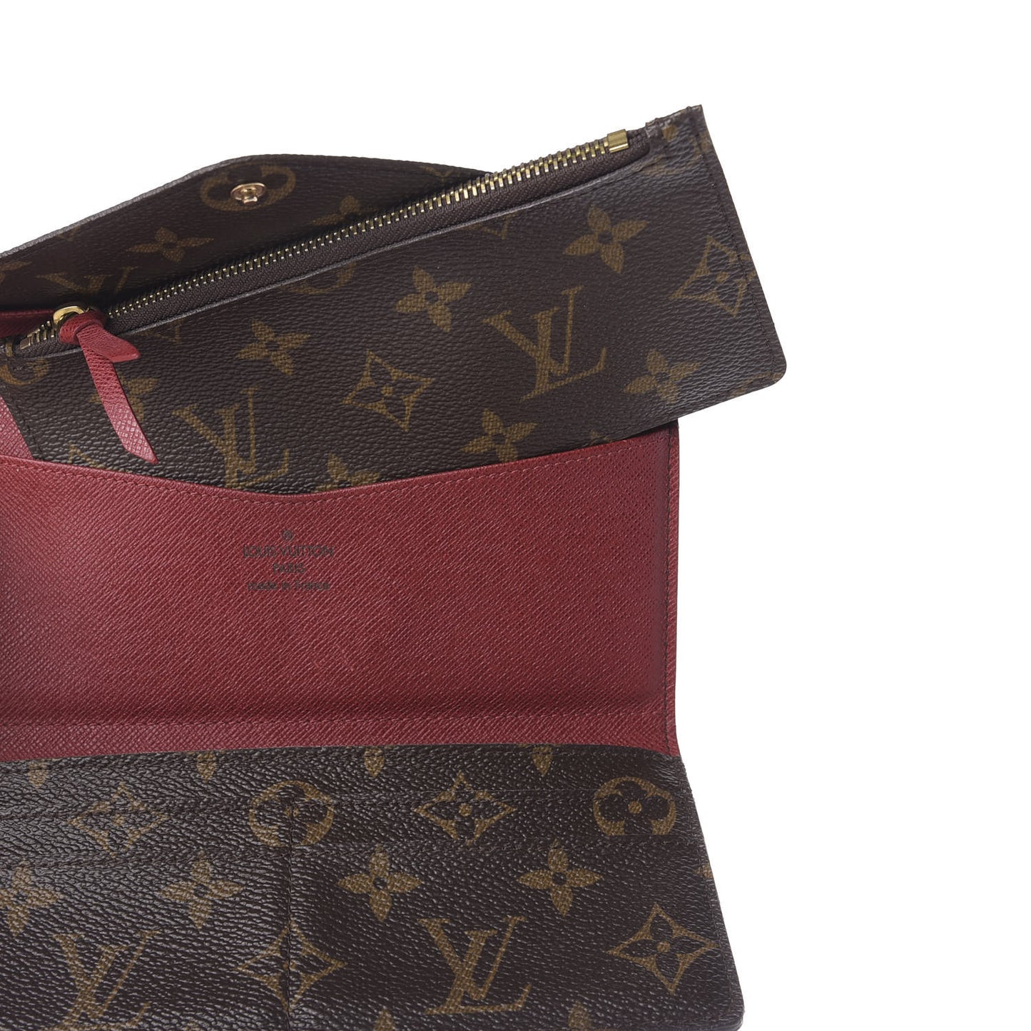 Monogram Josephine Wallet Red