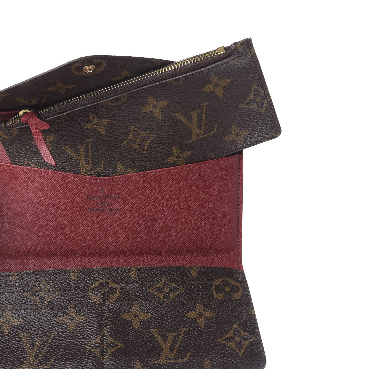 Louis Vuitton Monogram Josephine Wallet Red 8 of 9