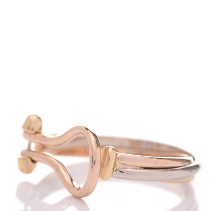 Cartier 18K Pink Yellow White Gold Small Trinity Clip-On Hoop Earrings 3 of 4