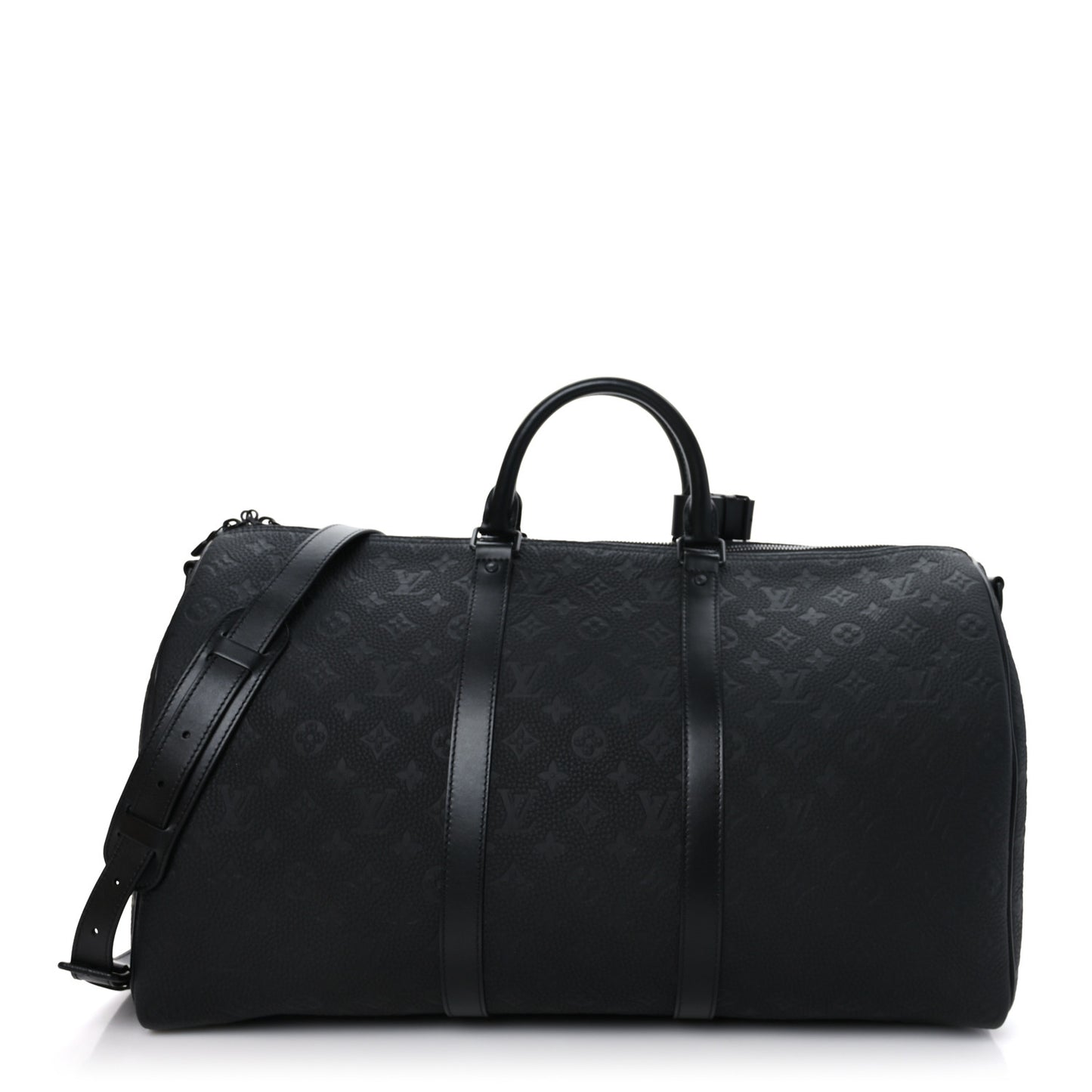 Taurillon Monogram Keepall Bandouliere 50 Black