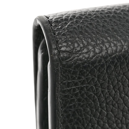 Chloe Calfskin Marcie Continental Flap Wallet Black 9 of 14