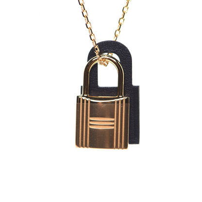 Hermes Swift Small O'Kelly Pendant Necklace Black 4 of 7