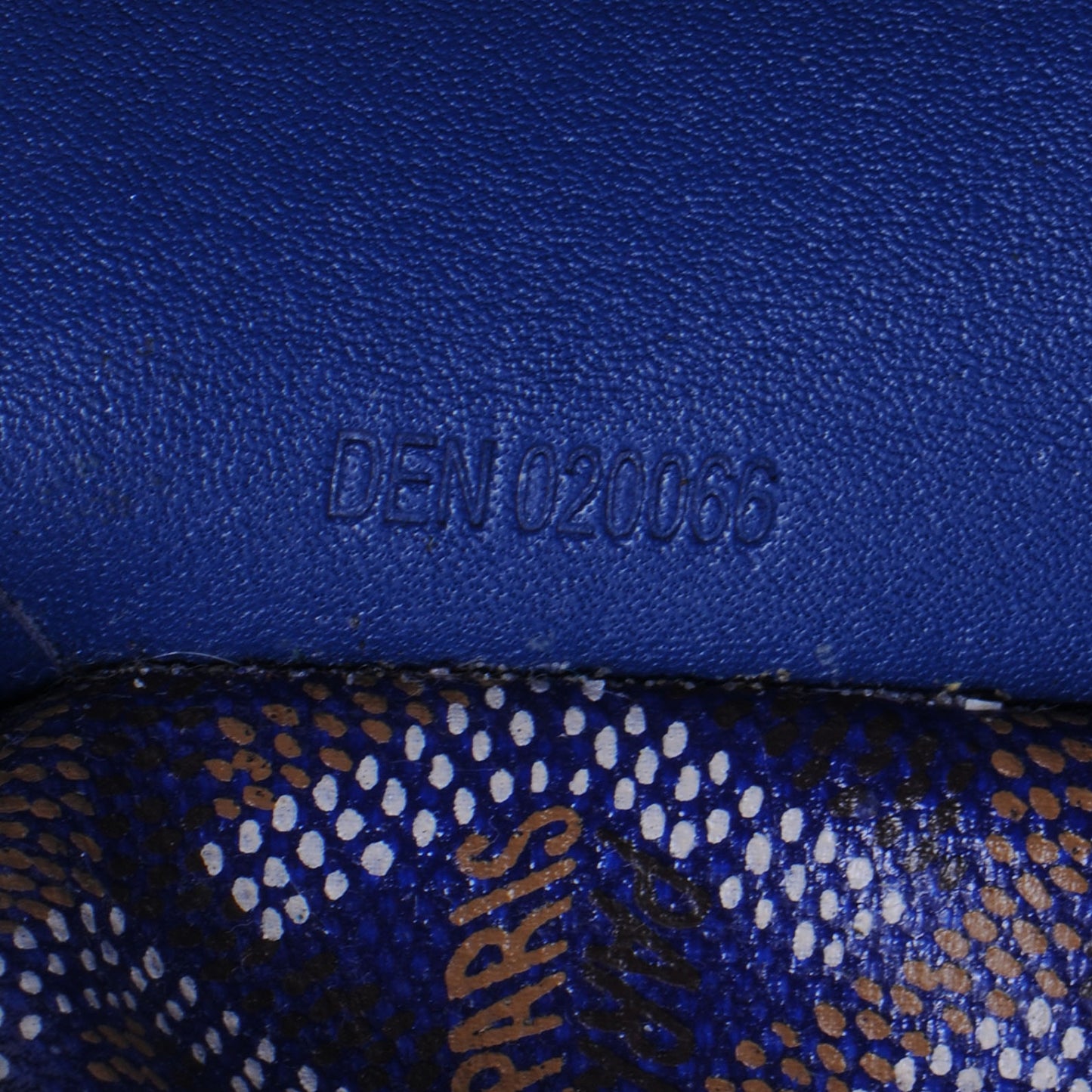 Goyardine Pouch Blue
