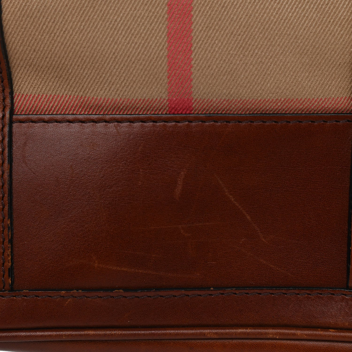 Burberry House Check Tote Dark Tan 21 of 31