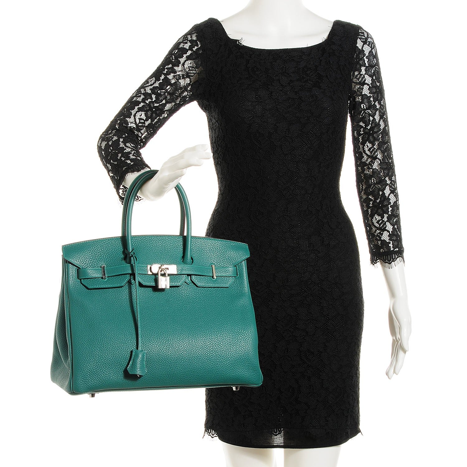 Hermes Togo Birkin 35 Malachite 2 of 25