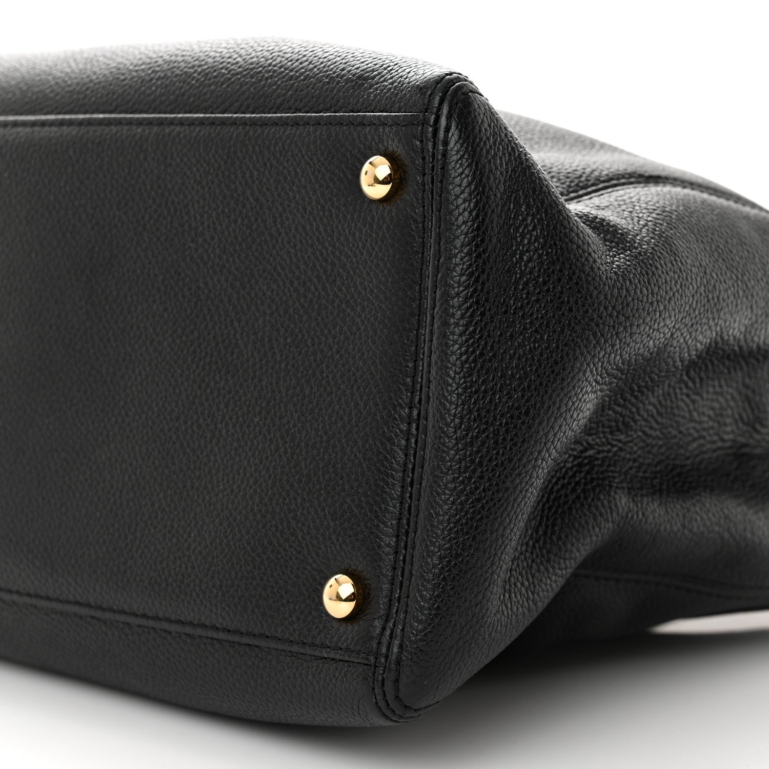 Chanel Calfskin Cerf Executive Shopper Tote Black 10 of 10