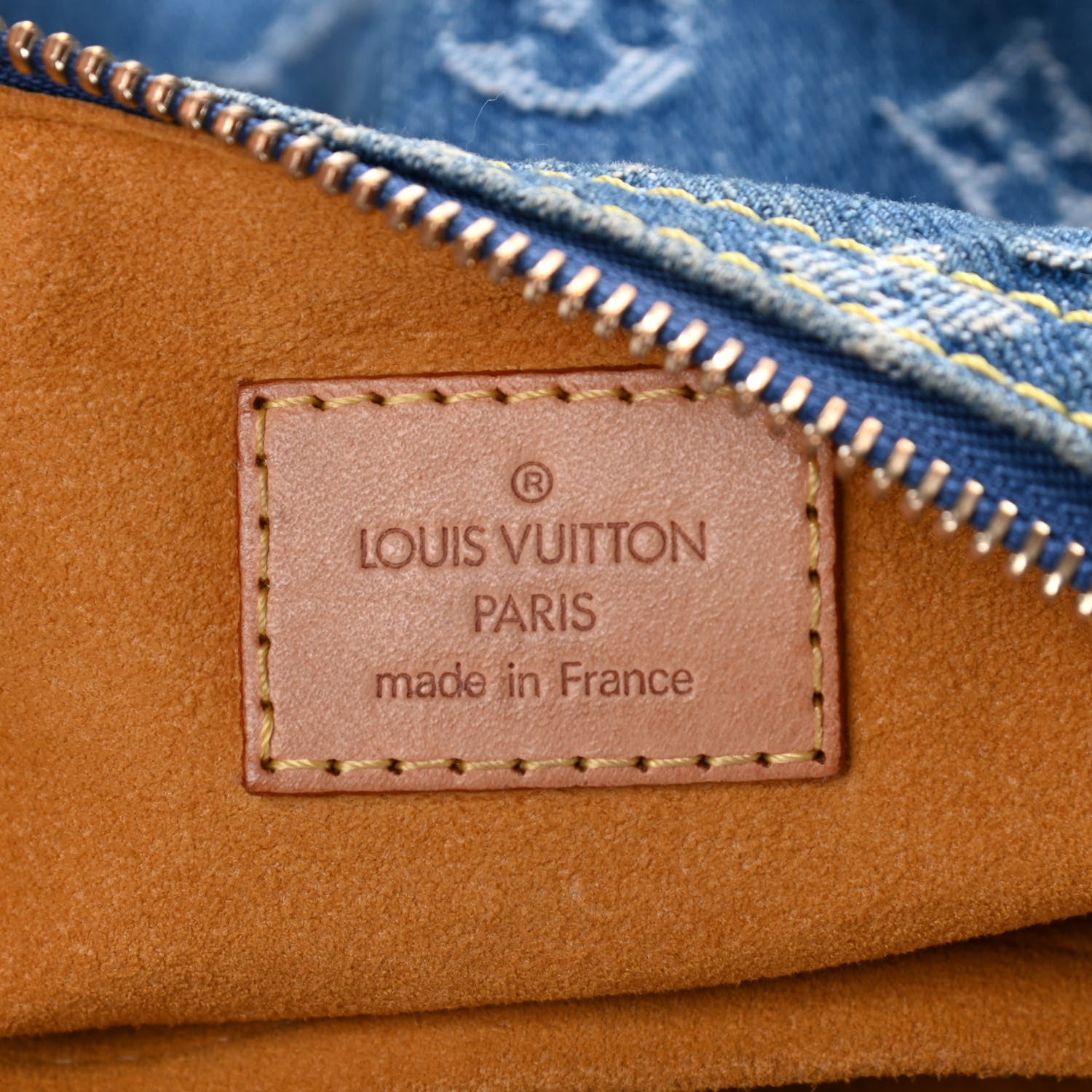 Louis Vuitton Denim Baggy GM Blue 8 of 9