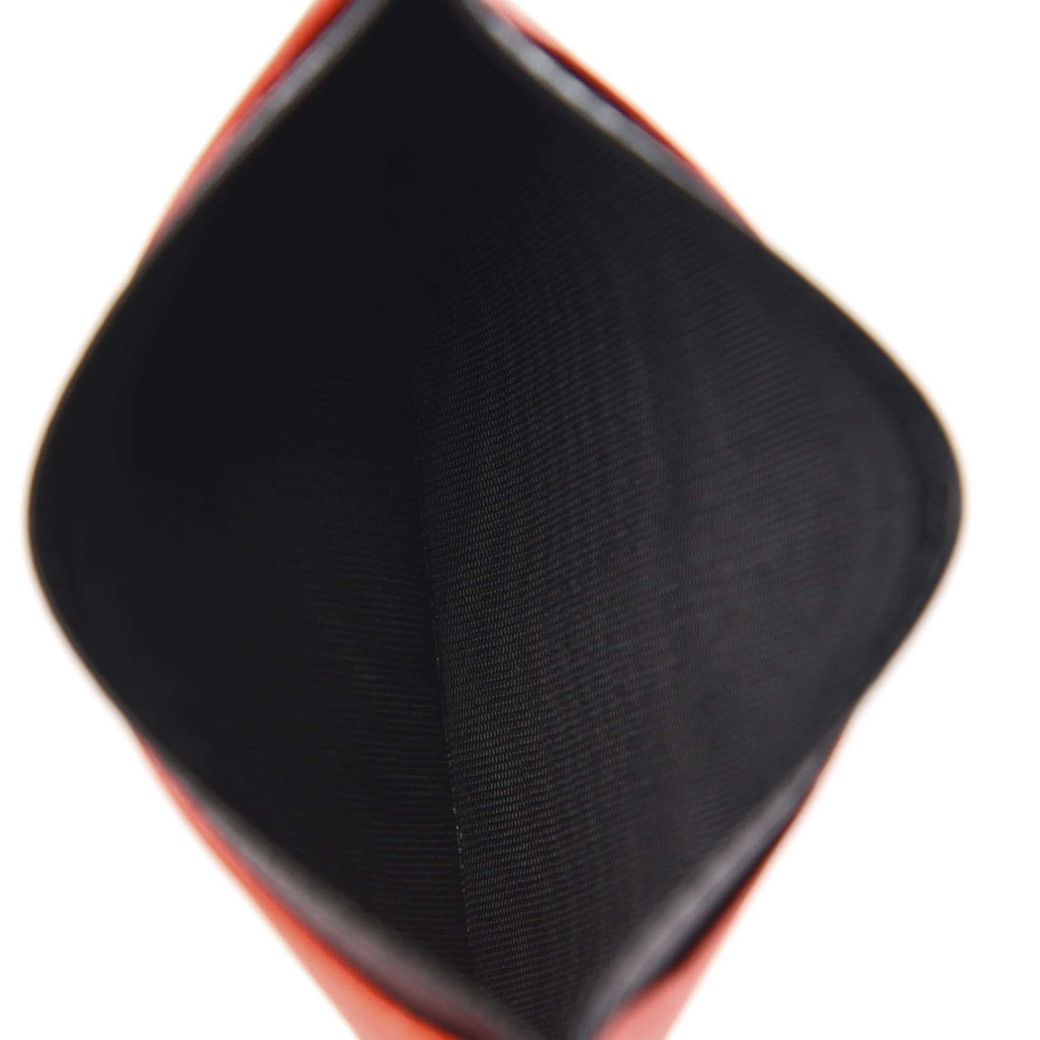 Prada Saffiano Triangle Card Case Arancio Fluo 4 of 6