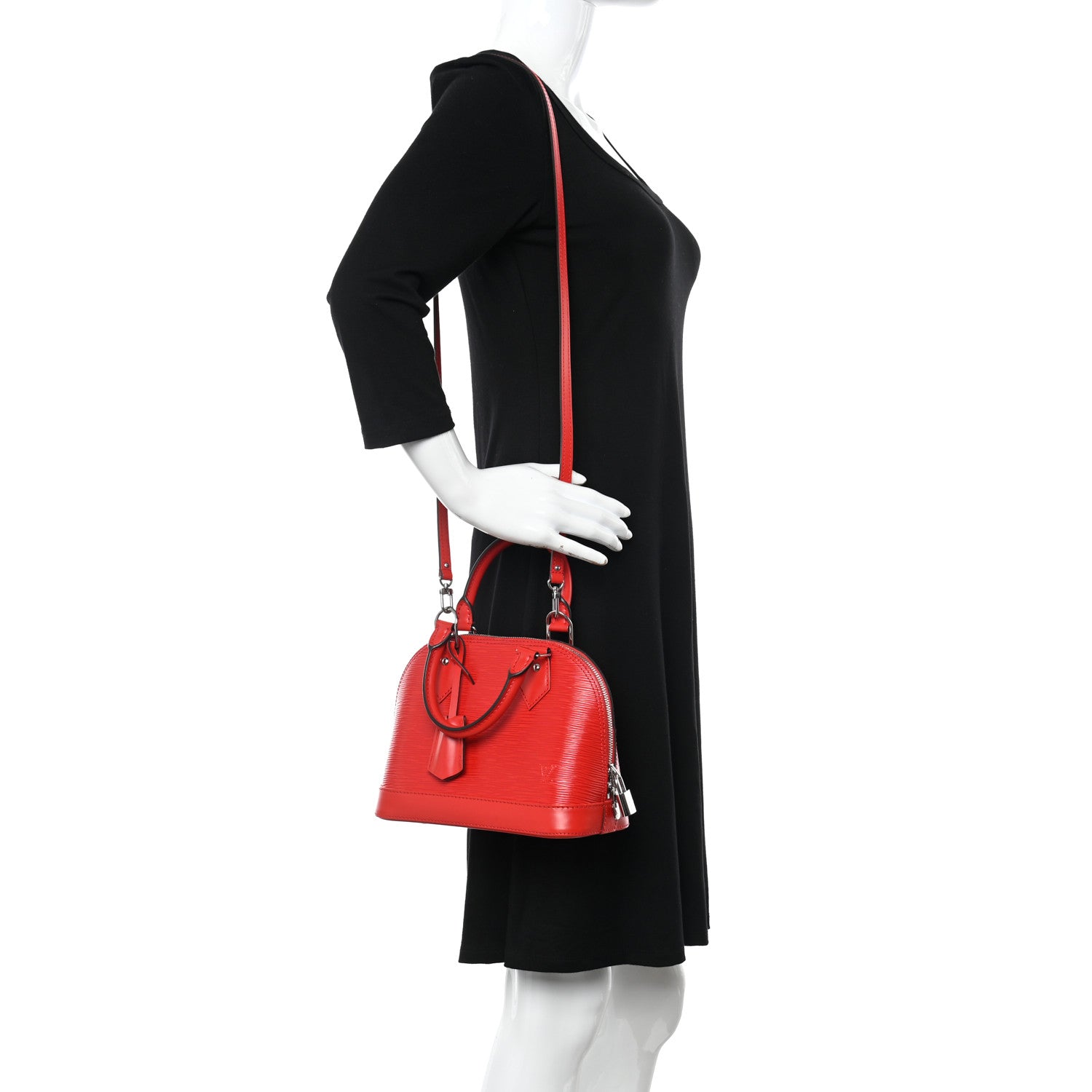 Louis Vuitton Epi Alma BB Coquelicot 2 of 11