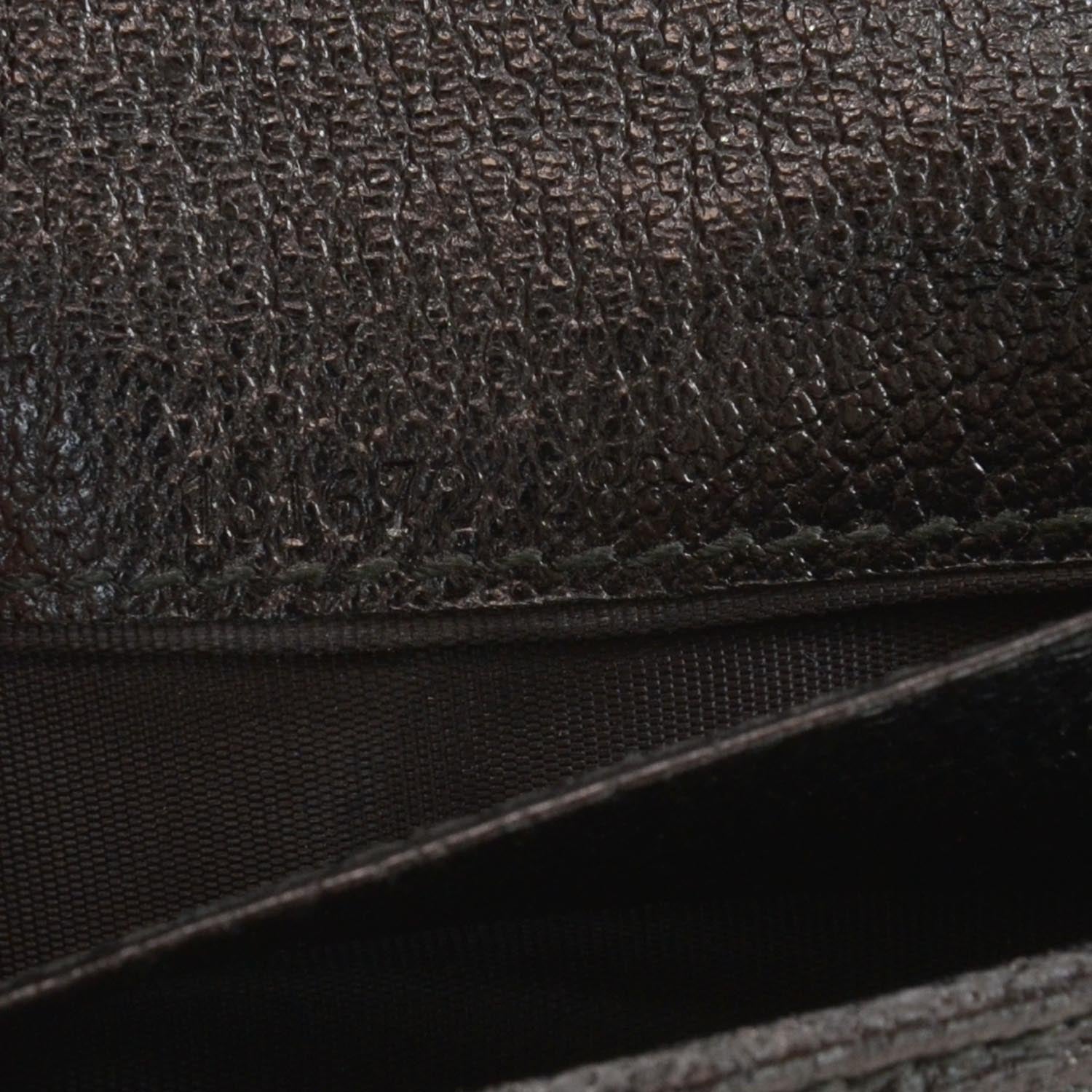 Gucci Monogram Ladies Web Continental Wallet Black 9 of 9