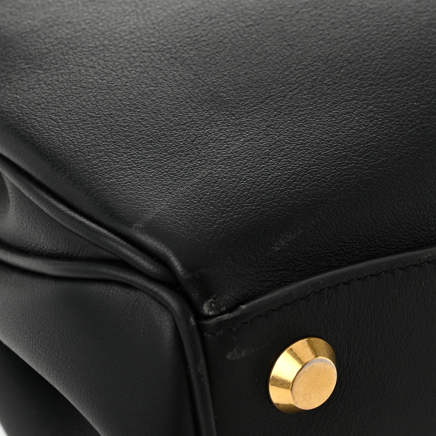 Balenciaga Natural Smooth Calfskin Small Rodeo Top Handle Handbag Black 11 of 11