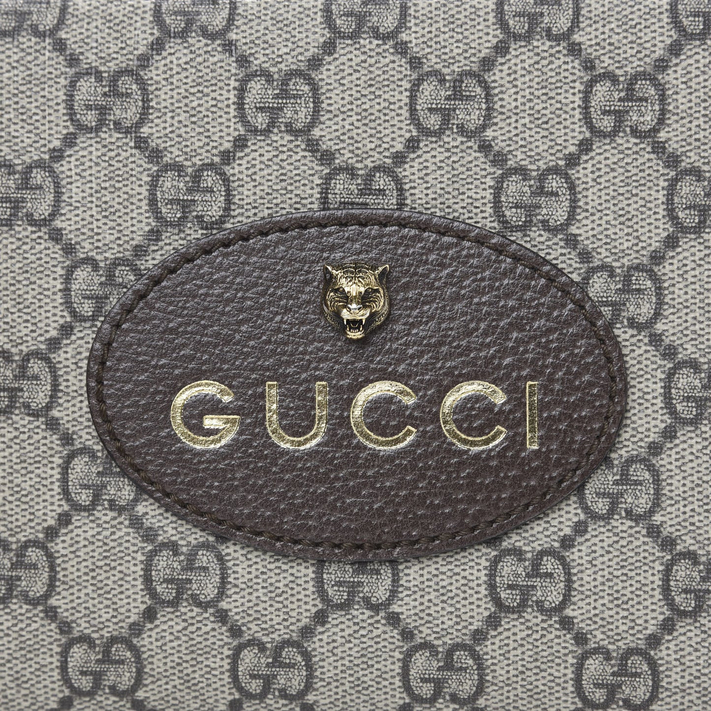 GG Supreme Monogram Web Neo Vintage Shoulder Bag Beige New Acero Crop