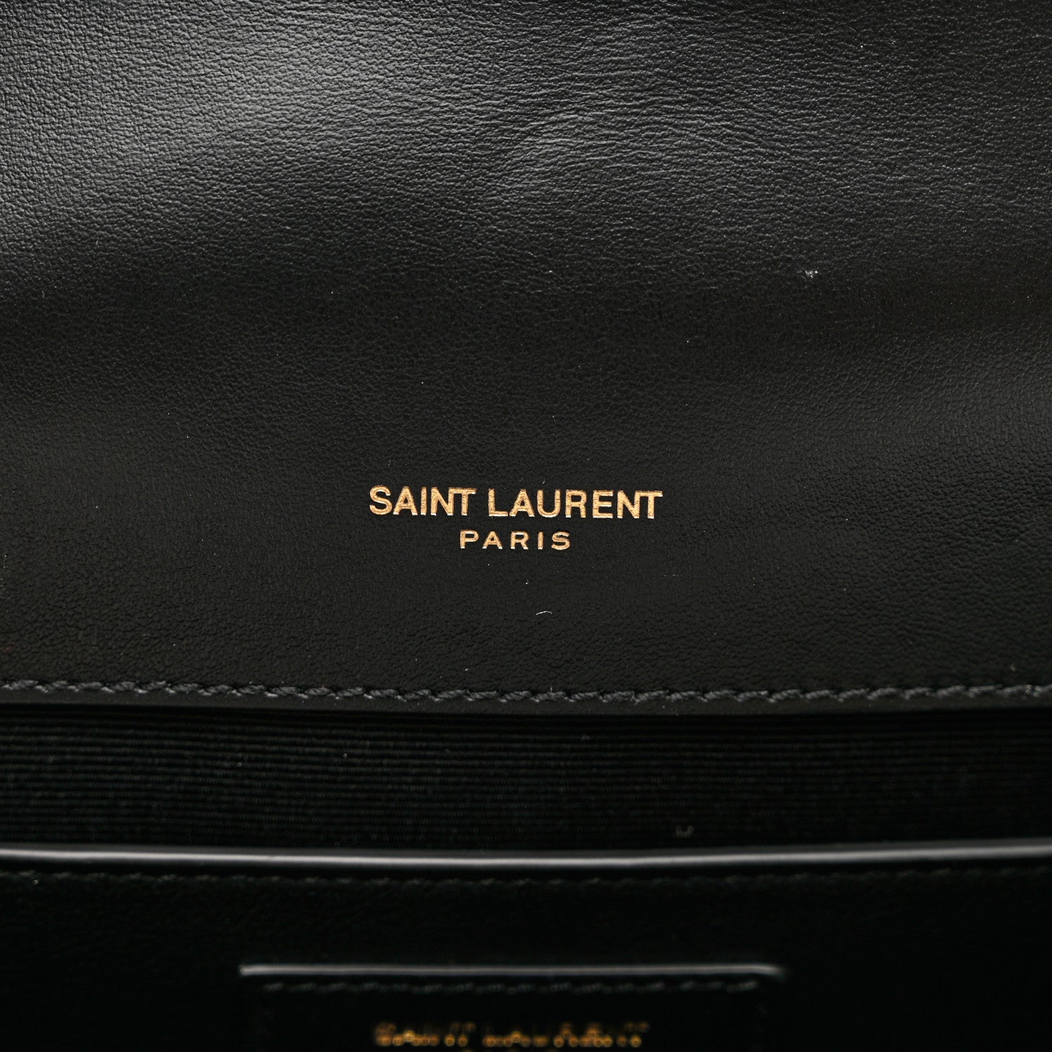 Saint Laurent Lambskin Mixed Matelasse Triquilt Medium Monogram Satchel Black 5 of 8