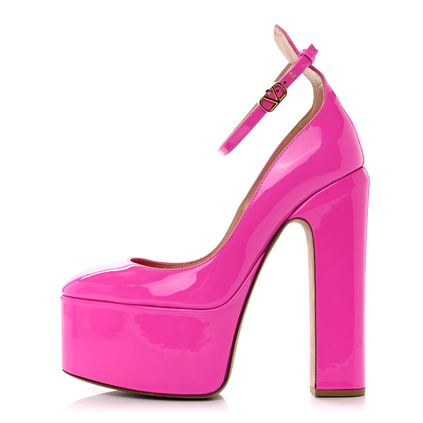 Patent Tan-Go 55/155mm Platform Pumps 37.5 Pink PP
