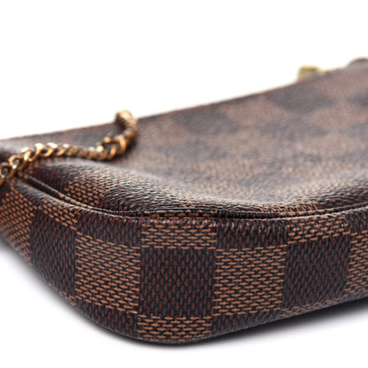 Louis Vuitton Damier Ebene Mini Pochette Accessories 11 of 13