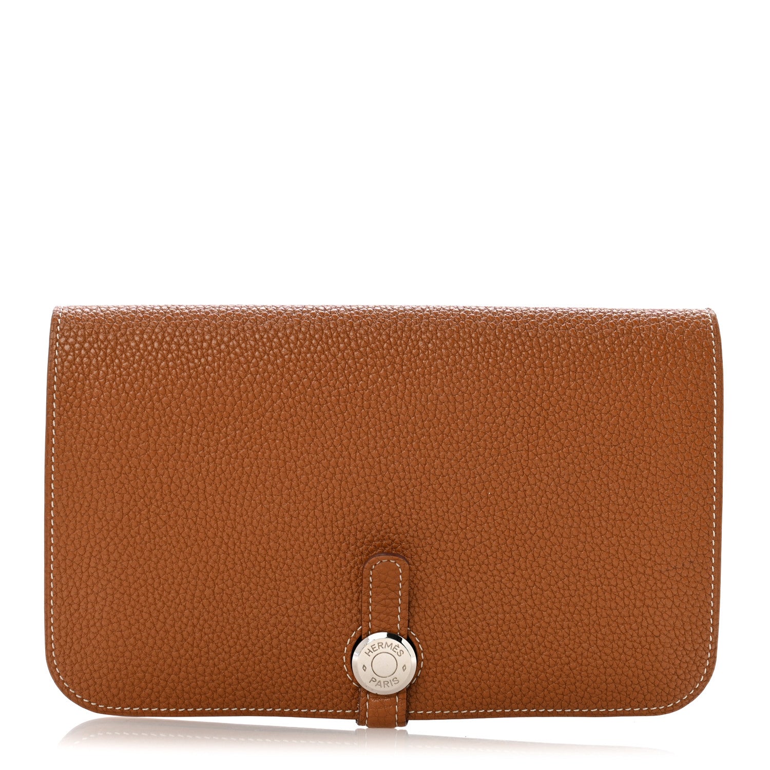 Hermes Togo Dogon Duo Wallet Gold 1 of 11