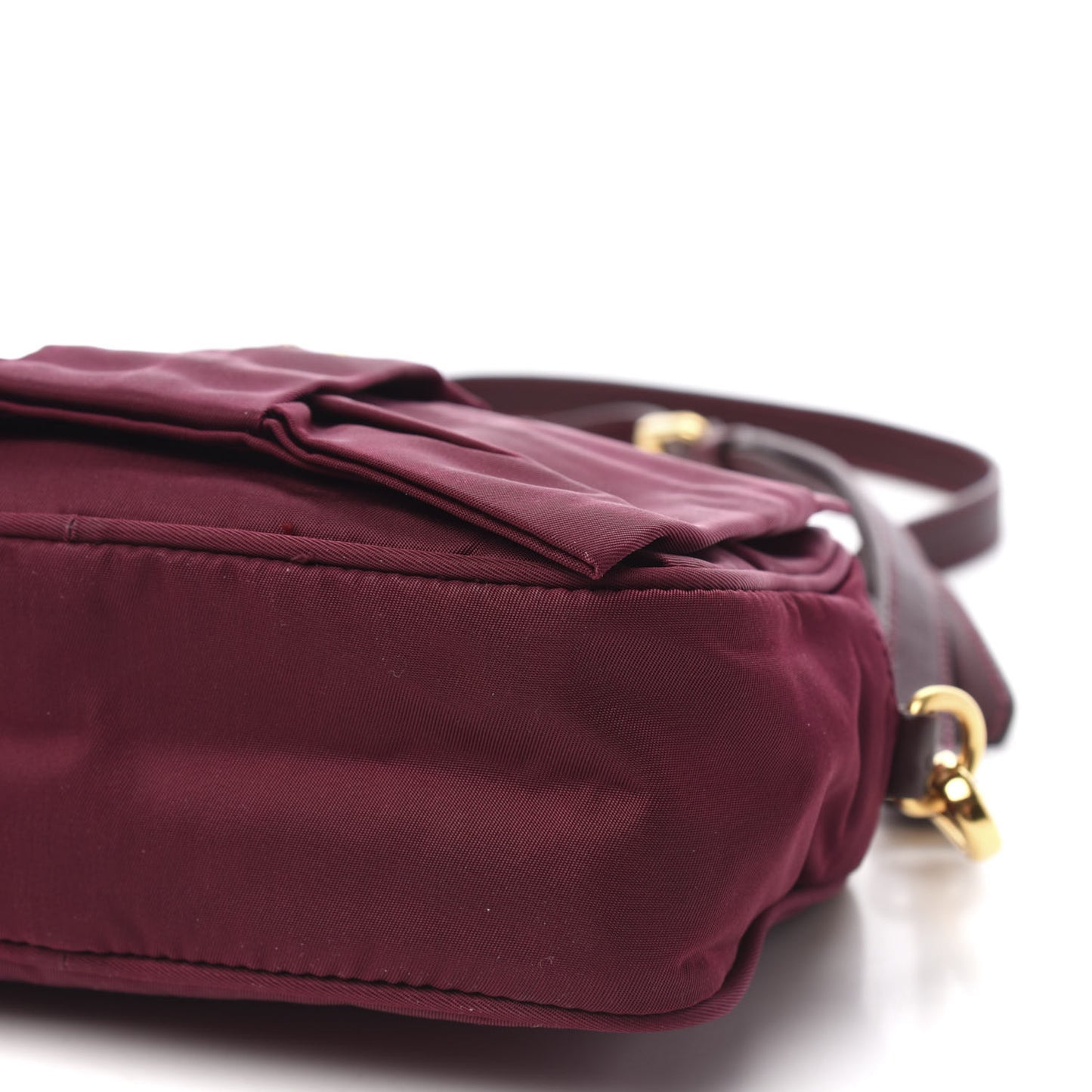 Tessuto Nylon Bow Camera Bag Bordeaux