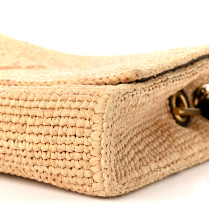 Saint Laurent Raffia Monogram Medium Jamie Natural Avorio 10 of 10