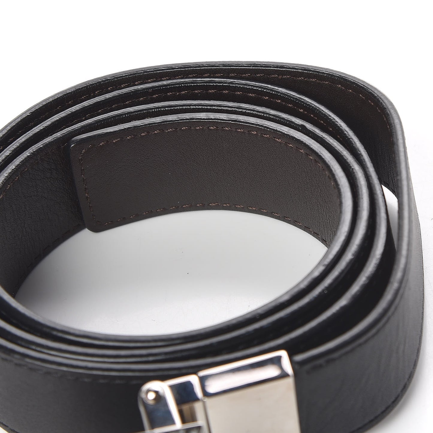 Calfskin 30mm Reversible Belt 90 36 Black Dark Brown