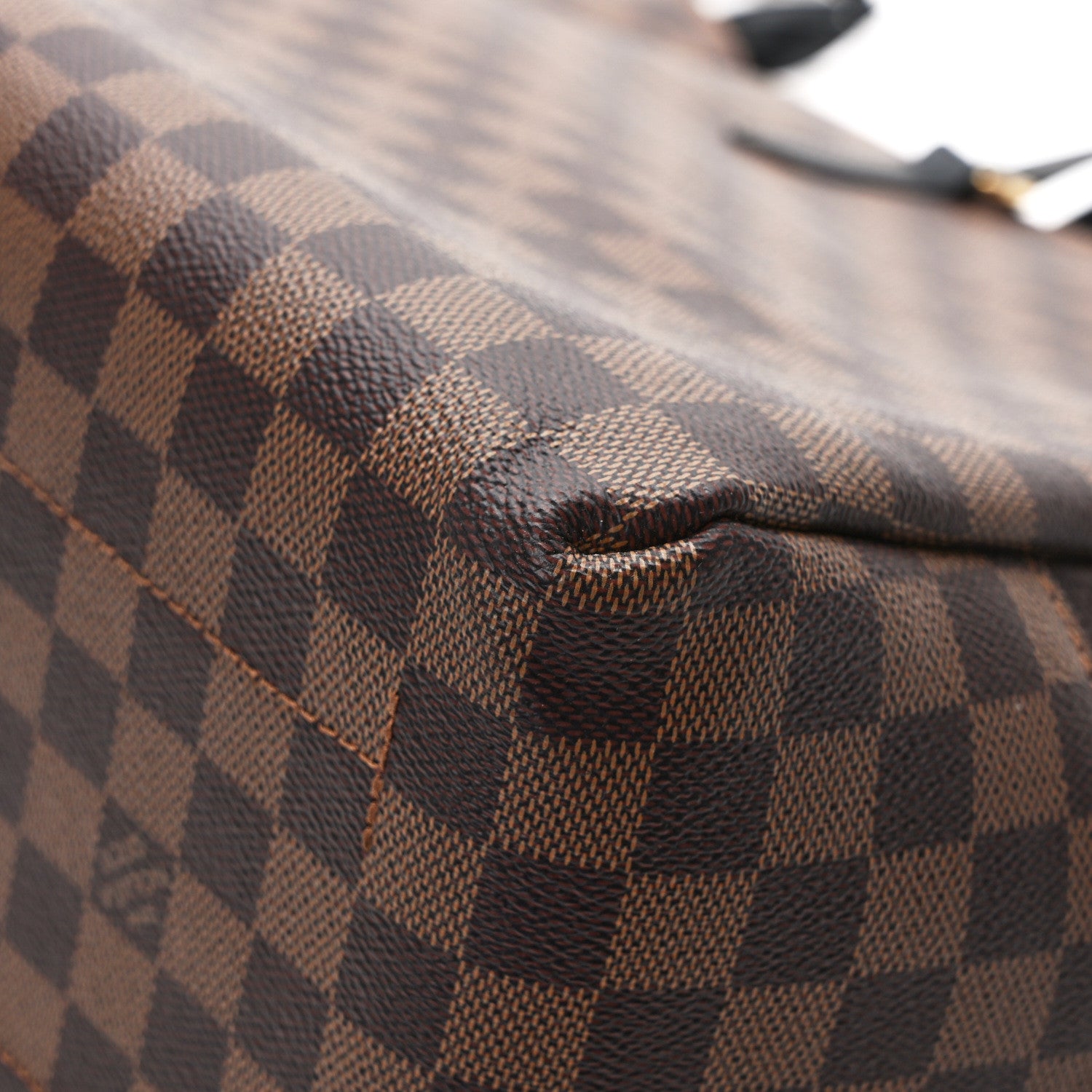 Louis Vuitton Damier Ebene Belmont MM Black 11 of 14