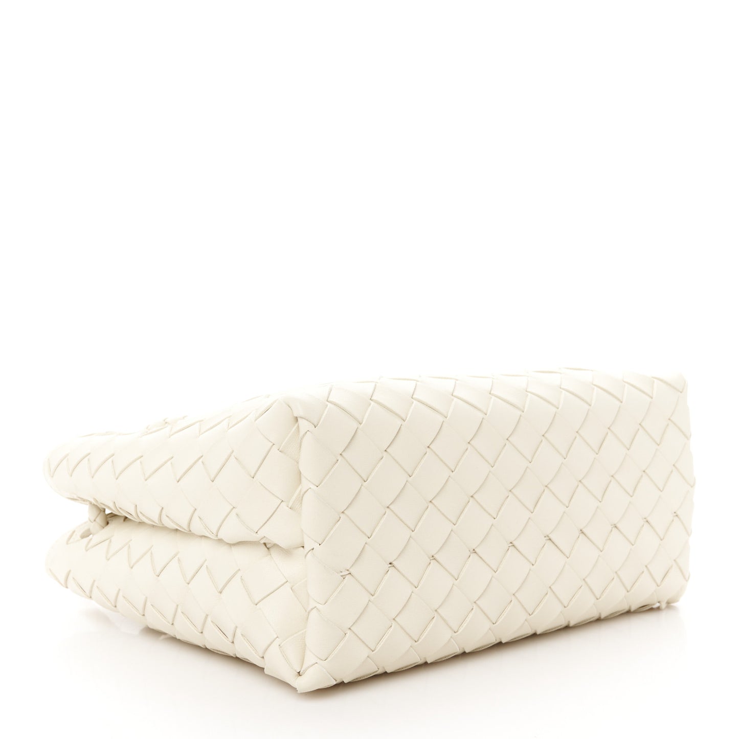 Nappa Intrecciato Small Andiamo Shoulder Bag Sea Salt