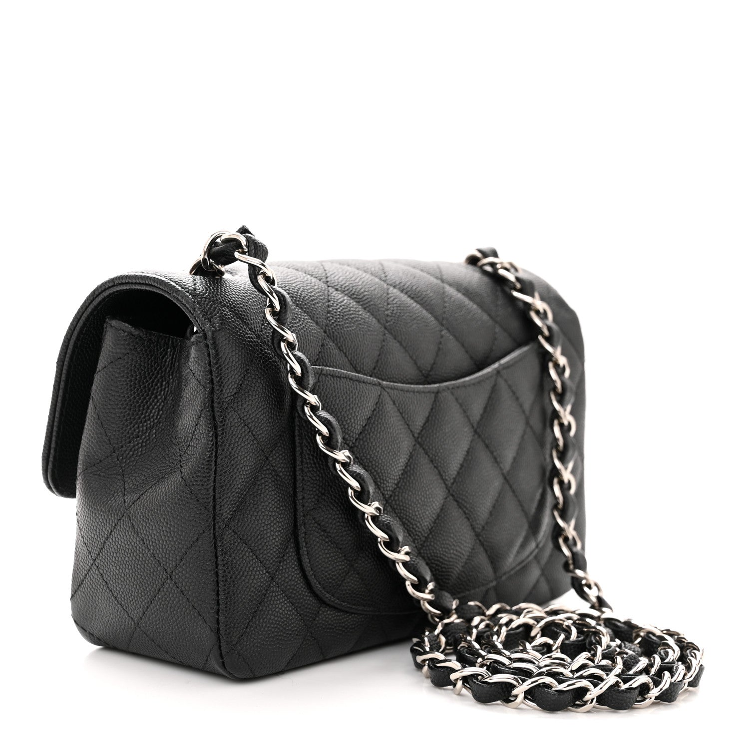 Chanel Caviar Quilted Mini Rectangular Flap Black 3 of 10