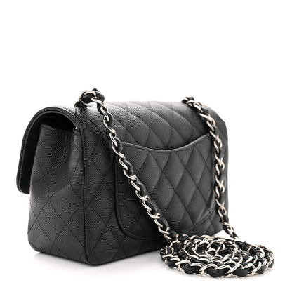 Chanel Caviar Quilted Mini Rectangular Flap Black 3 of 10