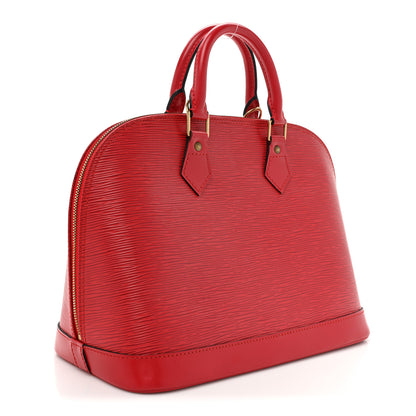 Louis Vuitton Epi Alma PM Castillan Red 3 of 13