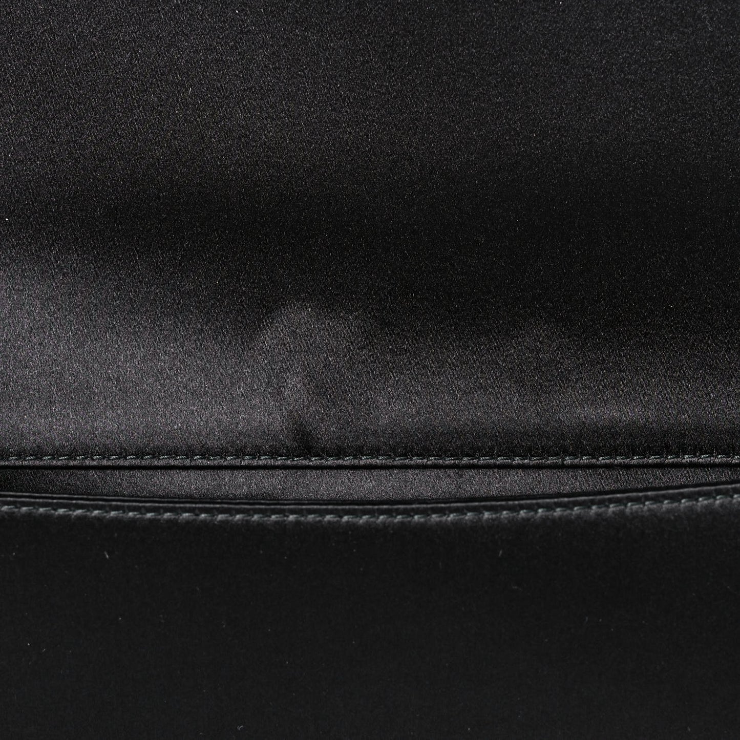 Satin Sequin Cannage Rendezvous Chain Wallet Black Multicolor