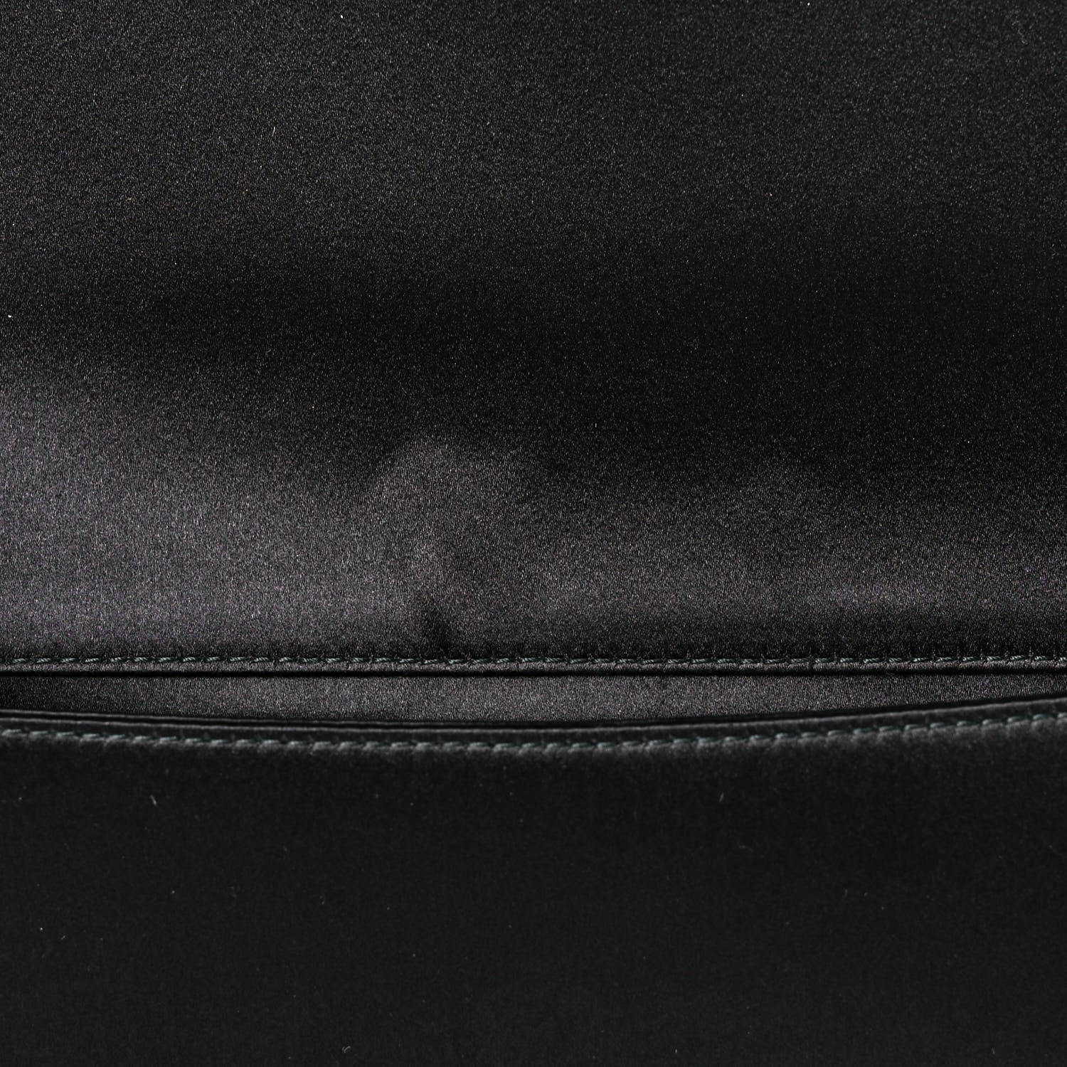 Christian Dior Satin Sequin Cannage Rendezvous Chain Wallet Black Multicolor 14 of 14