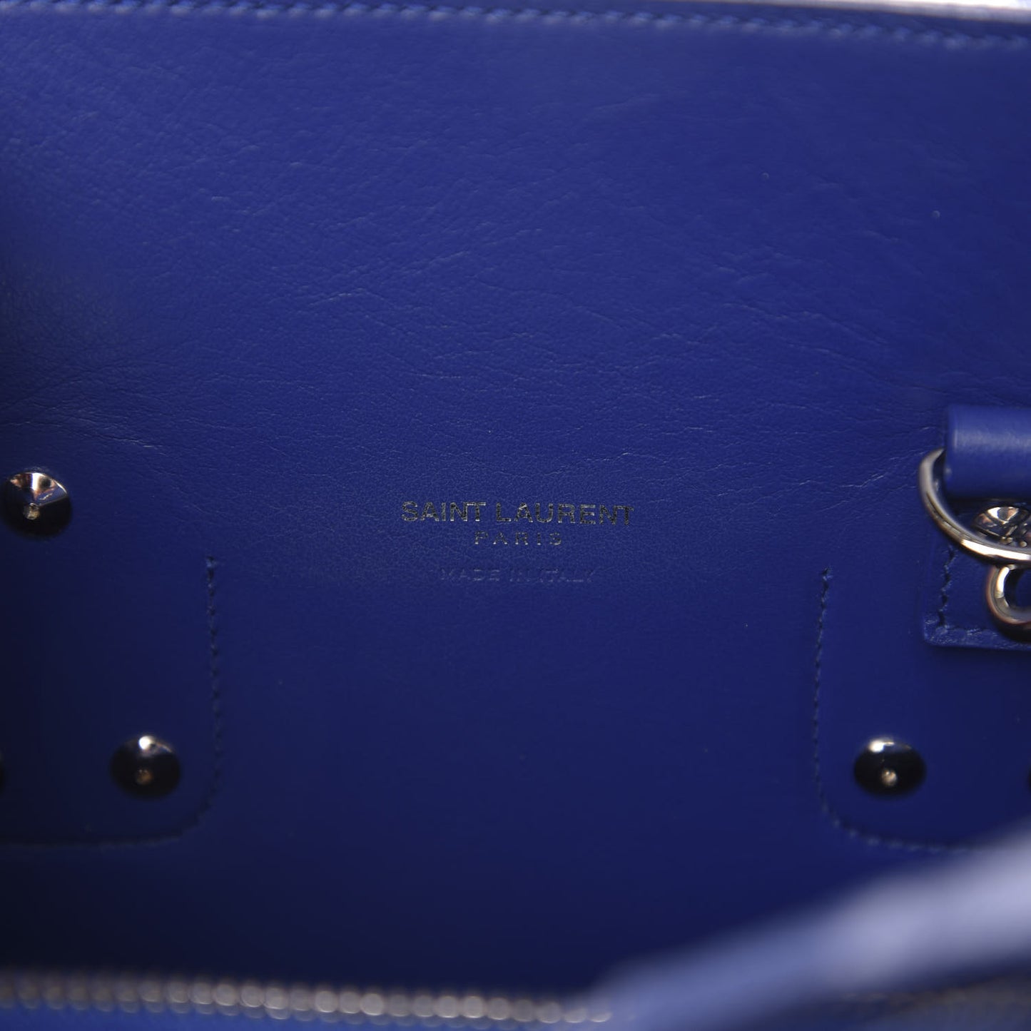 Grained Calfskin Small Sac De Jour Outremer