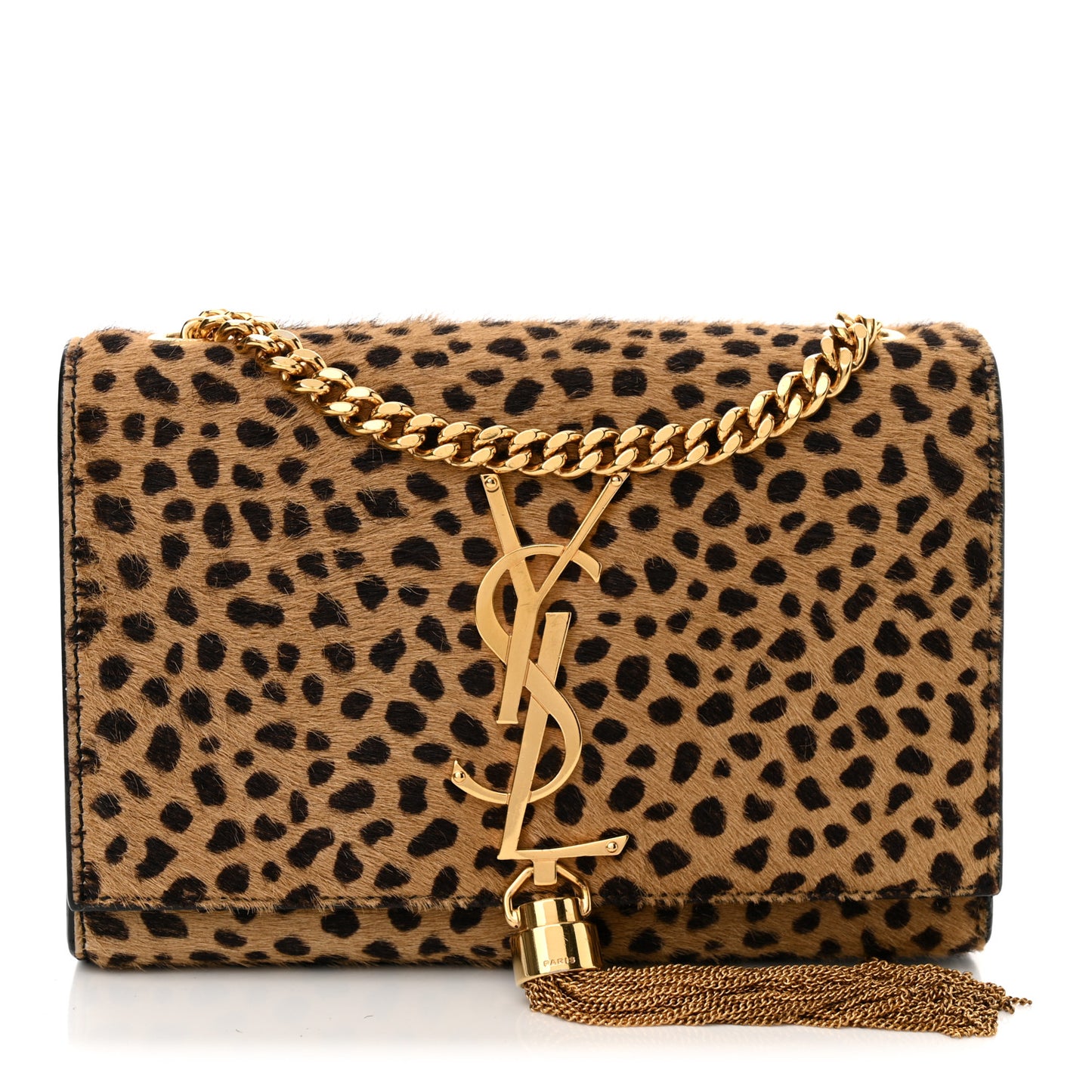 Pony Hair Calfskin Small Classic Monogram Kate Tassel Satchel