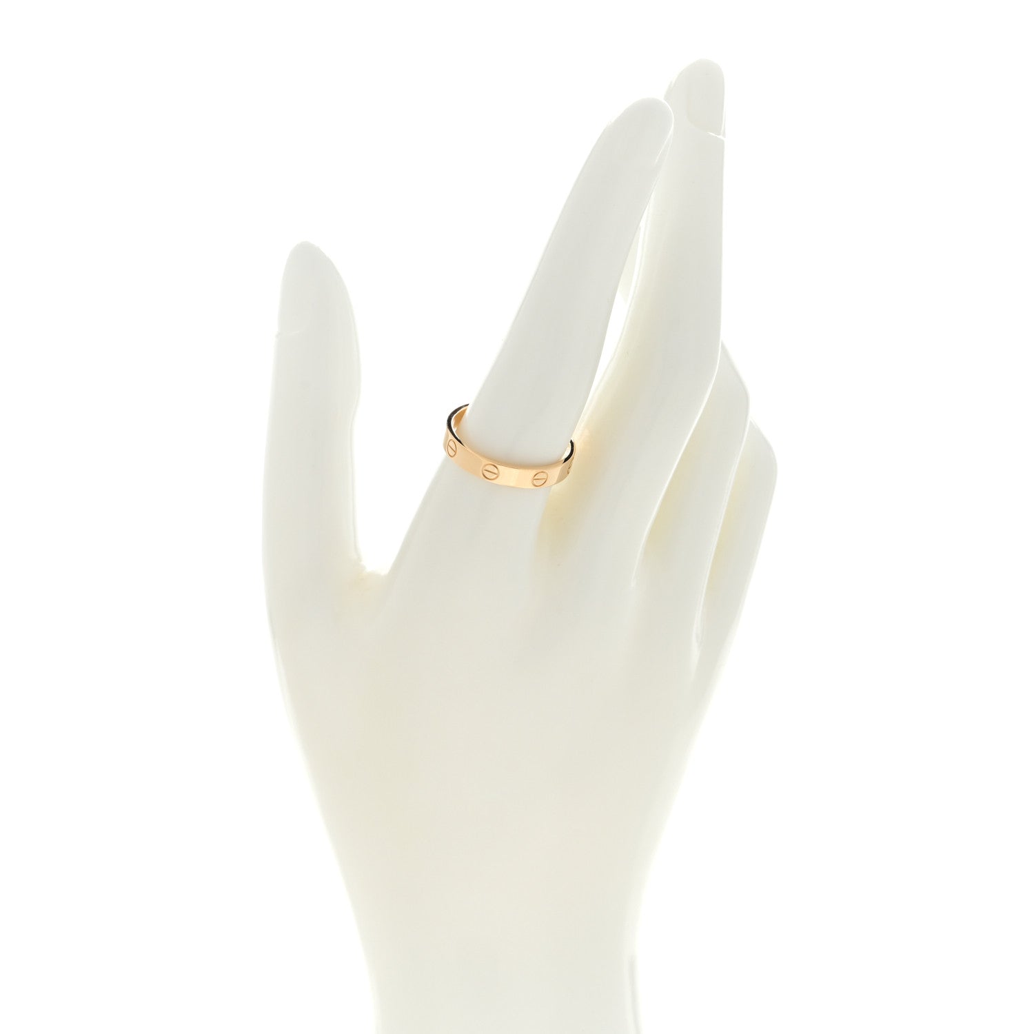 Cartier 18K Yellow Gold 3.5mm LOVE Wedding Band Ring 59 8.75 2 of 4