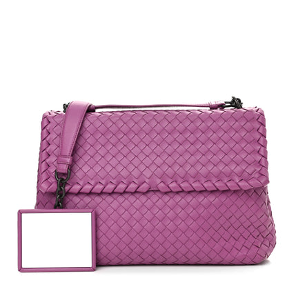 Bottega Veneta Nappa Intrecciato Medium Olimpia Bag Peony 1 of 13