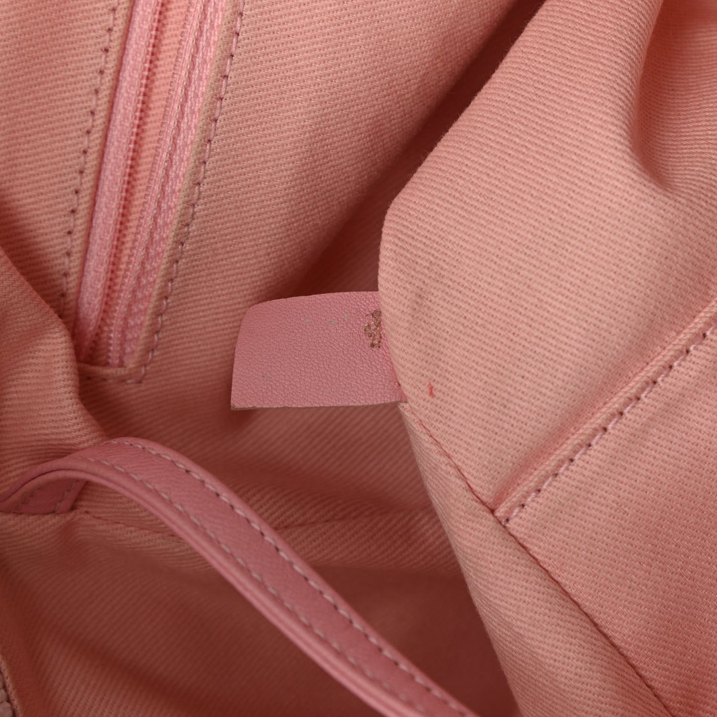 Canvas Large Deauville Tote White Pink