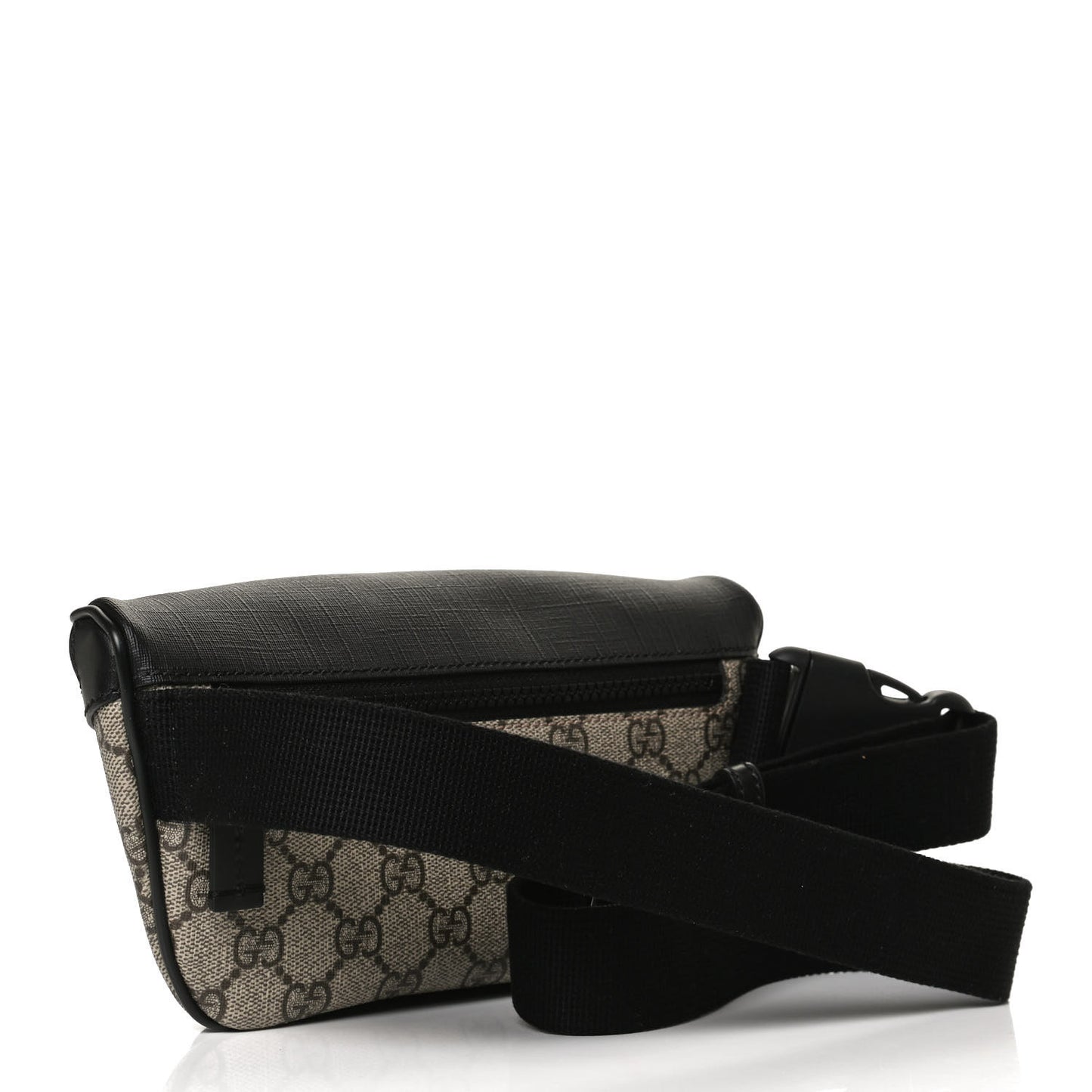 GG Supreme Monogram Belt Bag Black