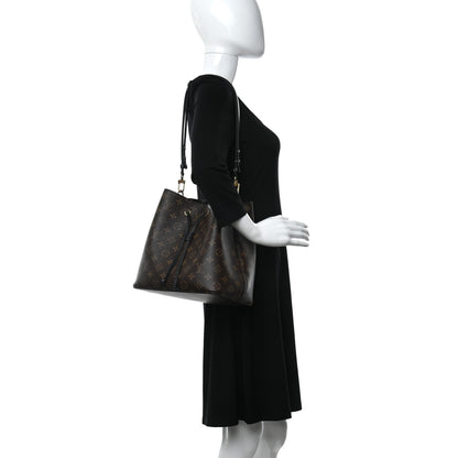 Louis Vuitton Monogram Neonoe MM Black 2 of 9