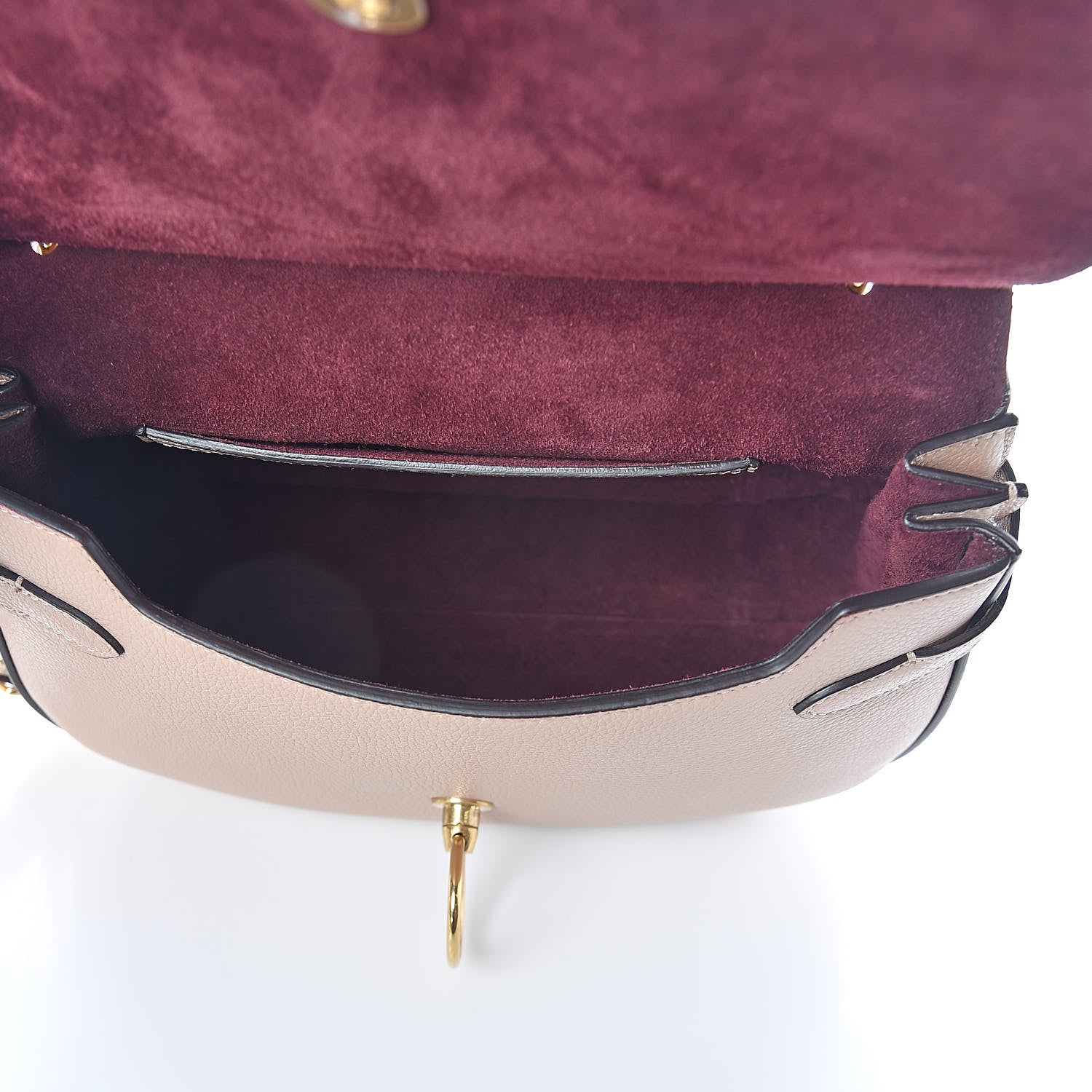 Mulberry Small Classic Grain Calfskin Amberley Satchel Rosewater 5 of 9