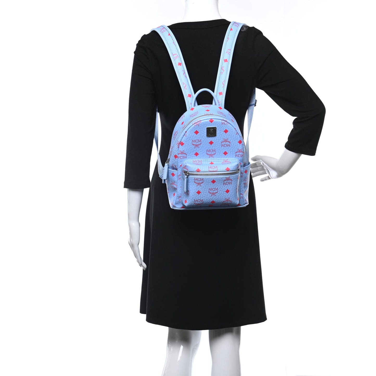 Visetos Mini Stark Backpack Light Blue Red