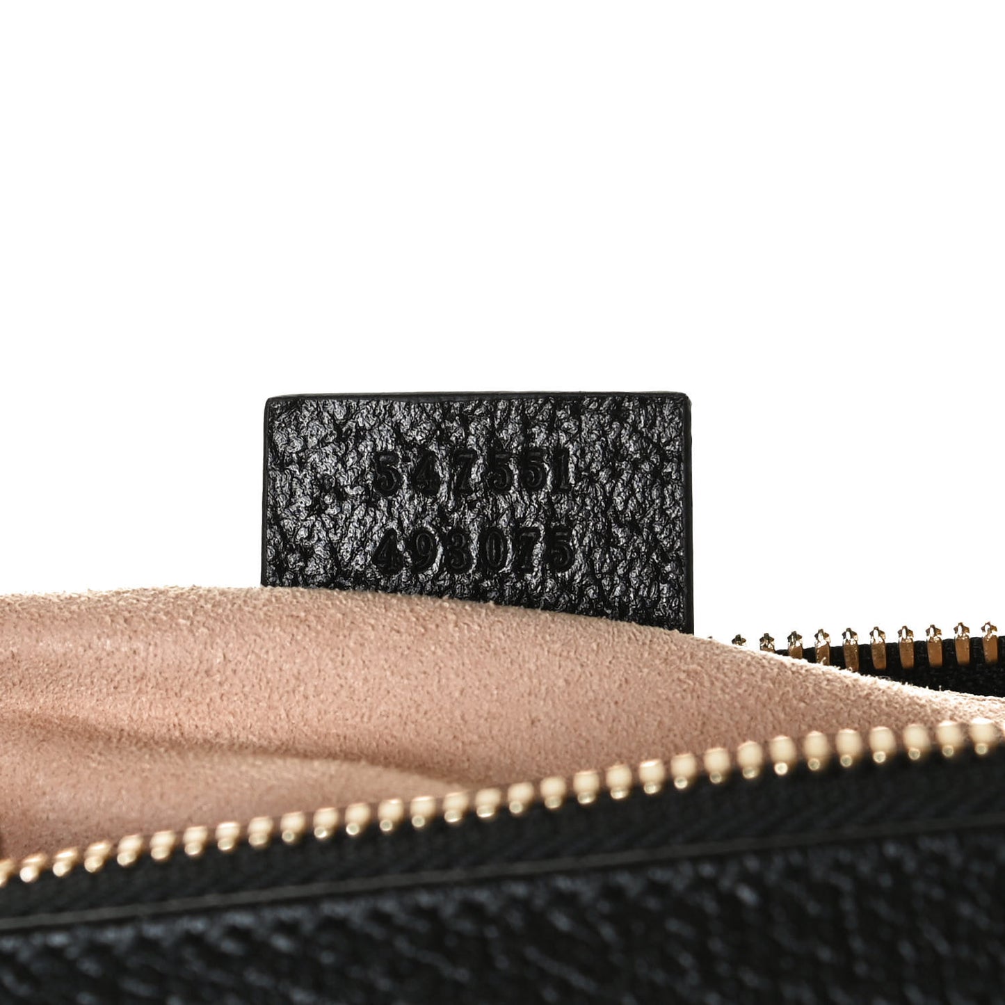 Textured Calfskin Web Small Ophidia Tote Bag Black