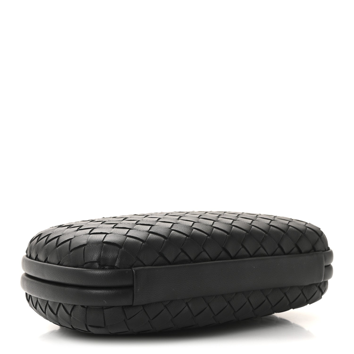 Bottega Veneta Nappa Intrecciato Chain Knot Clutch Black 4 of 9