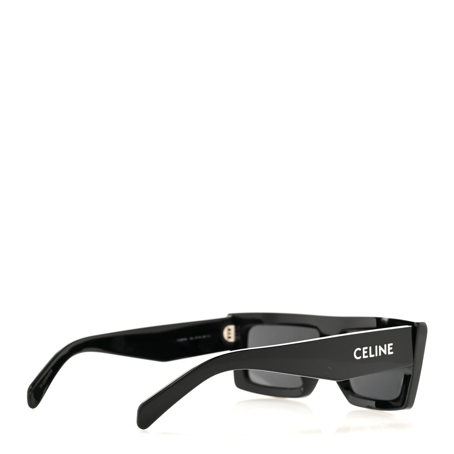 Celine Acetate Monochroms Square Sunglasses CL40214U Black 4 of 7