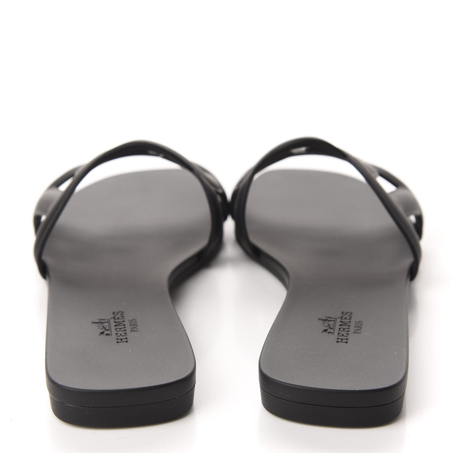 Rubber Aloha Sandals 36 Black